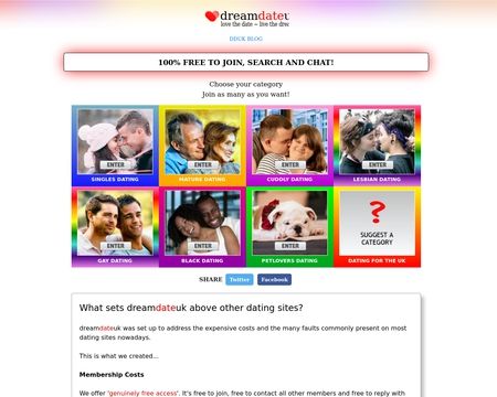 website thubmnail of DreamDate UK