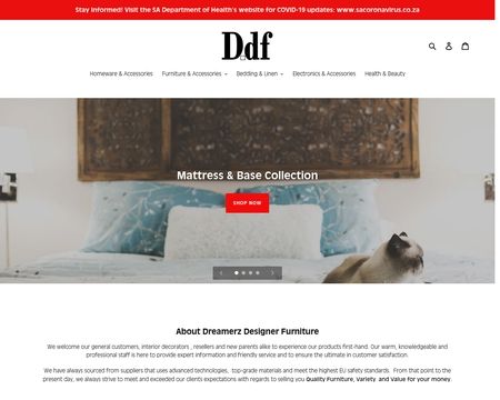 website thubmnail of Dreamerz Designer Furniture