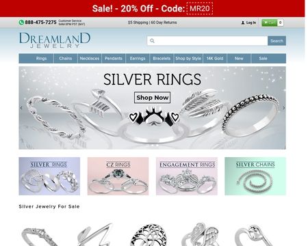 website thubmnail of DreamlandJewelry