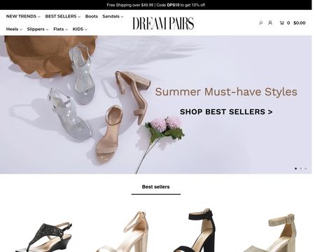 website thubmnail of Dream Pairs