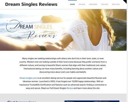 website thubmnail of Dream Singles Reviews