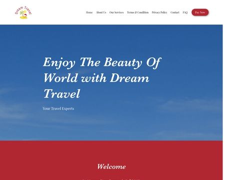 website thubmnail of Dreamstravel.in