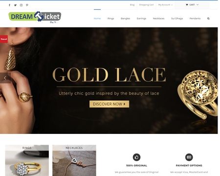 website thubmnail of Dreamticket.co.in