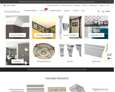 website thubmnail of DreamWallDecor