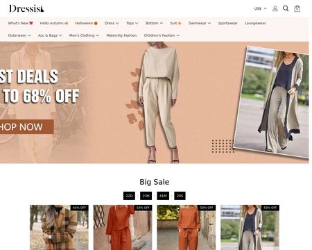 website thubmnail of Dressisi