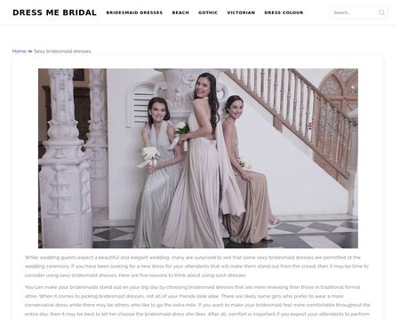 website thubmnail of DressMeBridal.co.uk