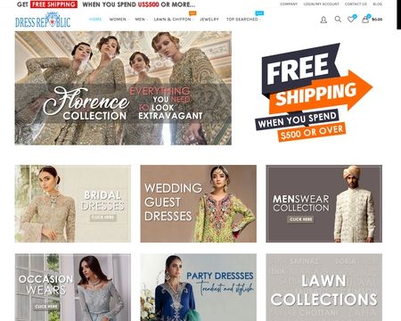 website thubmnail of DressRepublic