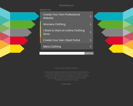 website thubmnail of Dresswe.co