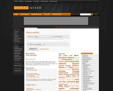 website thubmnail of DrinksMixer