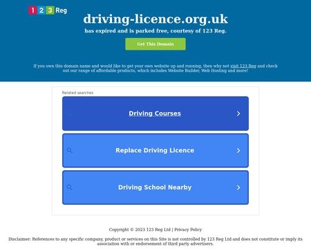 website thubmnail of Driving-licence.org.uk