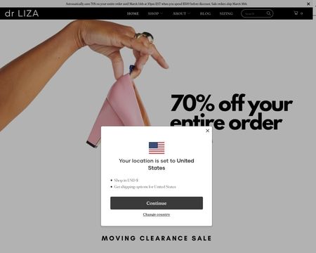website thubmnail of dr. Liza shoes