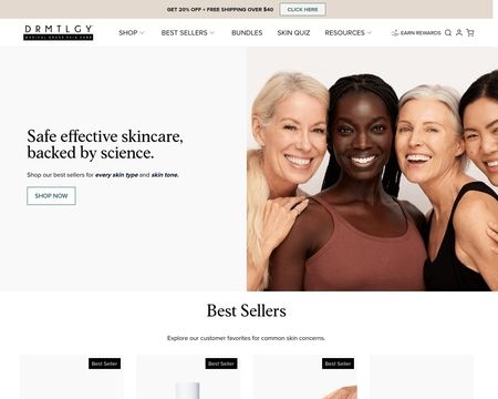website thubmnail of Drmtlgy