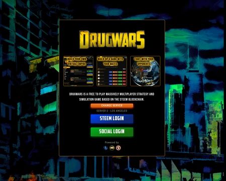 website thubmnail of Drugwars.io