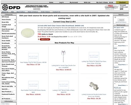 website thubmnail of Drum Factory Direct