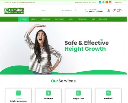 website thubmnail of Dr. Urmika's