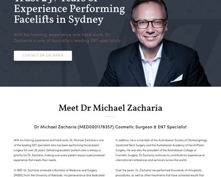 website thubmnail of Dr. Michael Zacharia