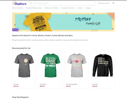 website thubmnail of Dtqstore