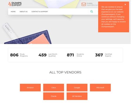 website thubmnail of Dumps4expert