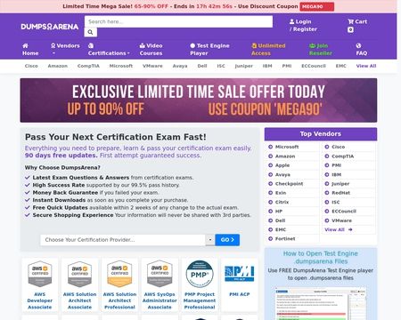 website thubmnail of Dumps Arena