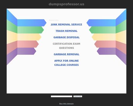 website thubmnail of Dumpsprofessor.us