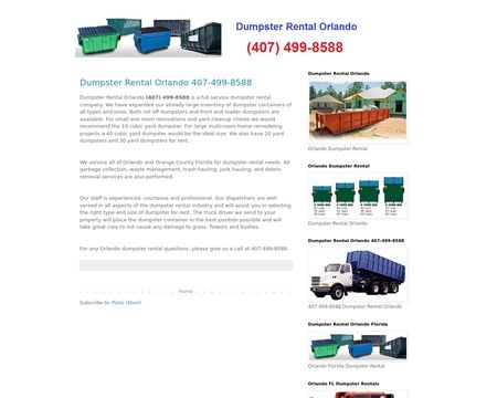 website thubmnail of Dumpsterrentalorlando.blogspot