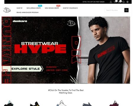 website thubmnail of Dunkare Brand