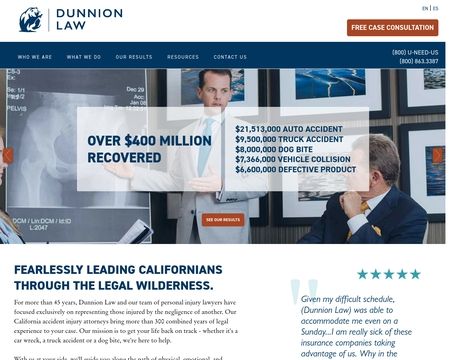 website thubmnail of Dunnion Law Firm