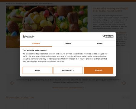 website thubmnail of Dutch Expat Shop