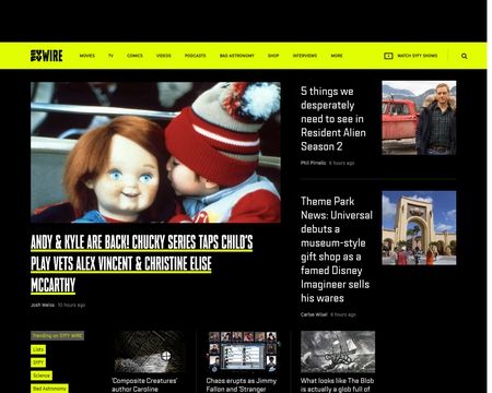 website thubmnail of SYFY WIRE