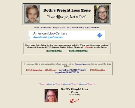 website thubmnail of Dotti's Weight Loss Zone