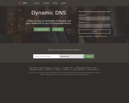 website thubmnail of Dyn DNS
