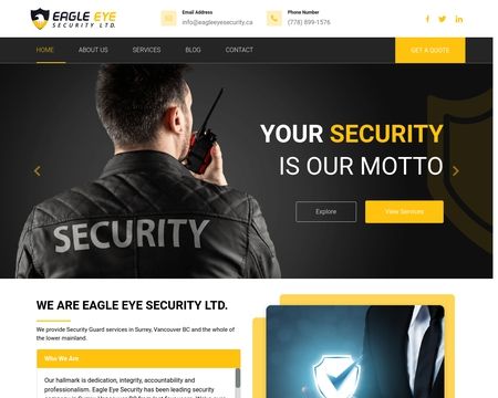 website thubmnail of Eagleeyesecurity.ca