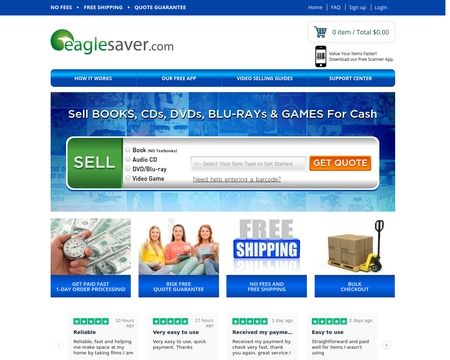 website thubmnail of EagleSaver.com