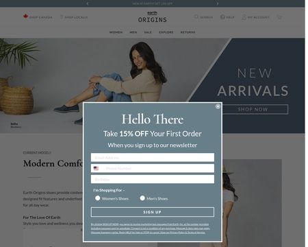 website thubmnail of Earth Brands
