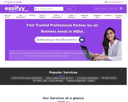 website thubmnail of Easifyy