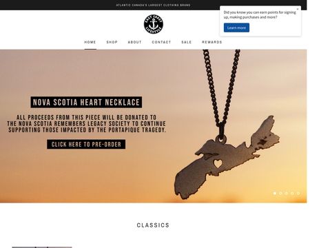 website thubmnail of East Coast Lifestyle