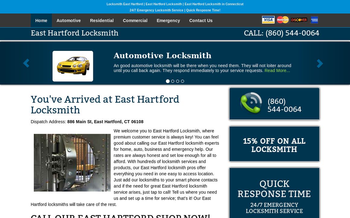 website thubmnail of Easthartfordlocksmith