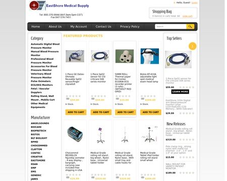 website thubmnail of EastShoreMedical