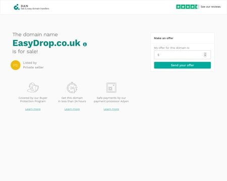 website thubmnail of Easydrop.co.uk