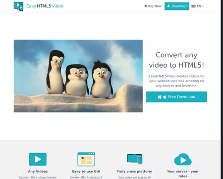 website thubmnail of EASYHTML5VIDEO.COM