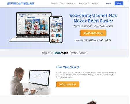 website thubmnail of EasyNews