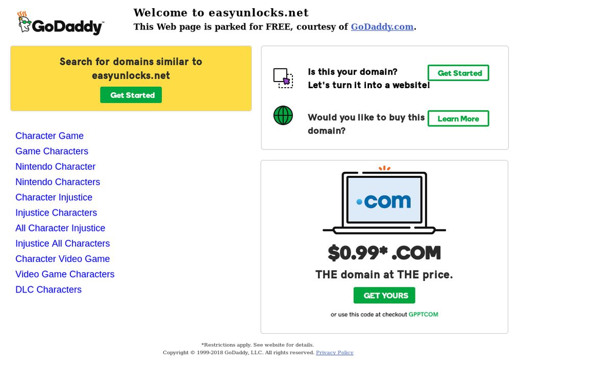 website thubmnail of Easyunlocks.net