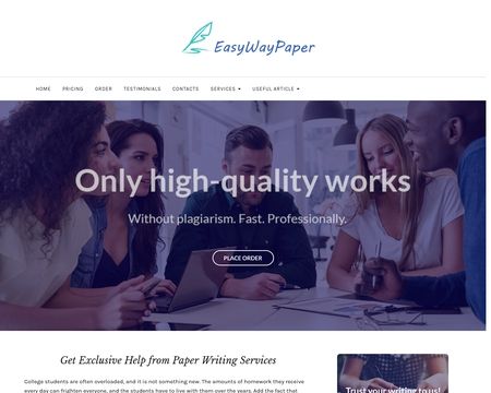 website thubmnail of Easy Way Paper