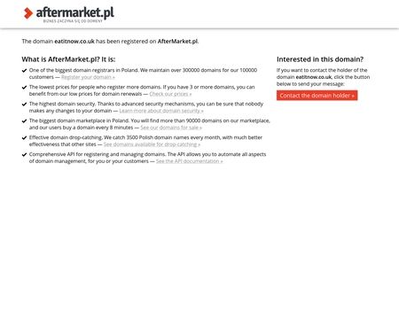 website thubmnail of Eat It Now