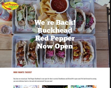 website thubmnail of Red Pepper Taqueria