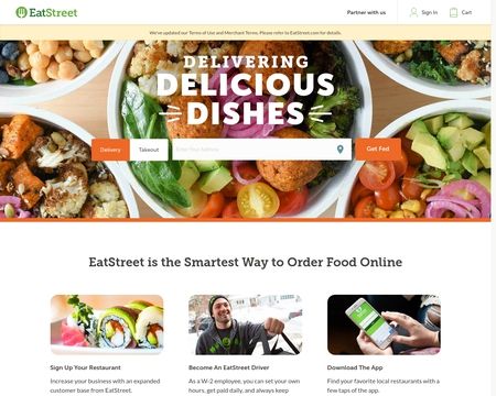 website thubmnail of EatStreet