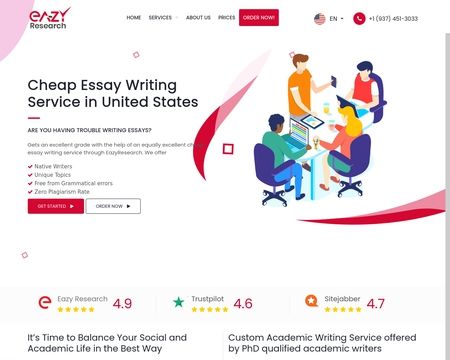 website thubmnail of Eazyresearch