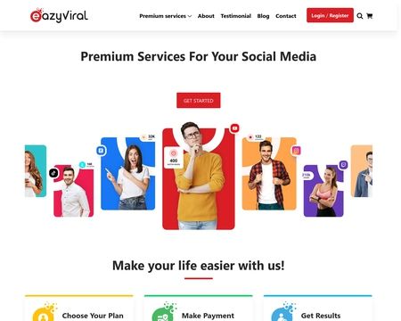 website thubmnail of Eazyviral