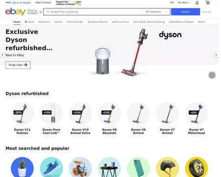website thubmnail of Ebay IE