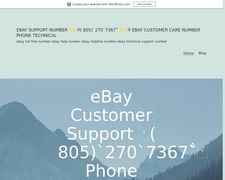 Thumbnail of Ebaycustomersupportphonenumbers.wordpress.com